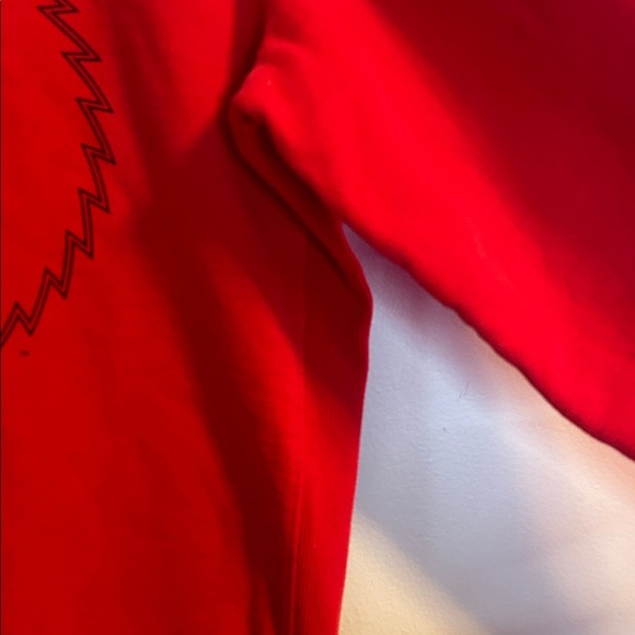 New Era Red Crewneck Men's Sweater - Picture 6 of 10